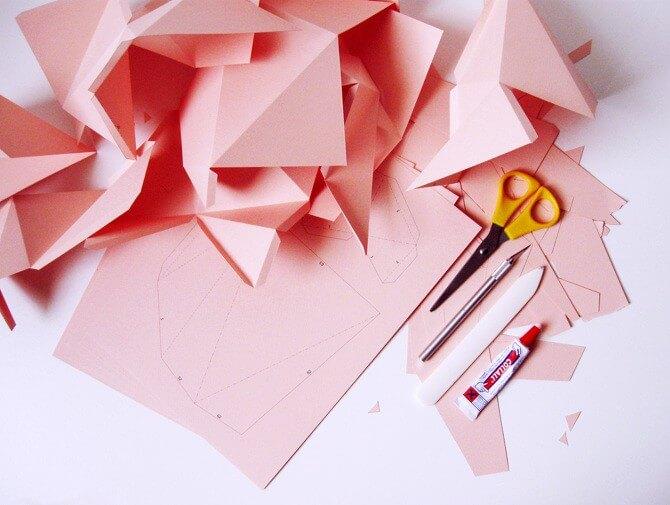 Paper Hippo - Trophée en papier Assembli